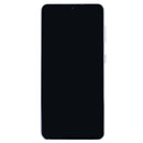 Samsung Galaxy S21 G991B Display And Digitizer With Frame Phantom White Soft-OLED