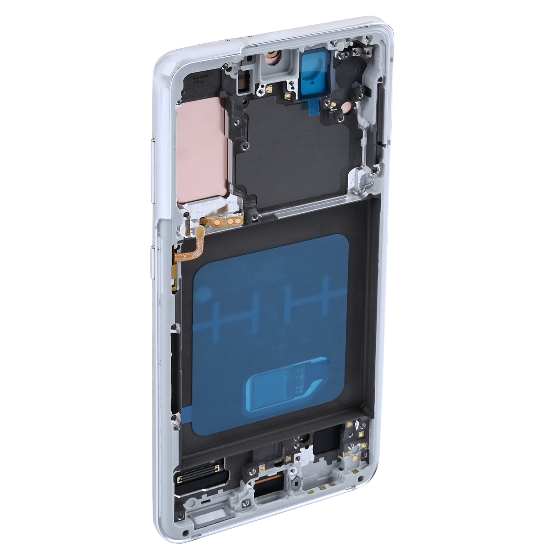 Samsung Galaxy S21 G991B Display And Digitizer With Frame Phantom White Soft-OLED