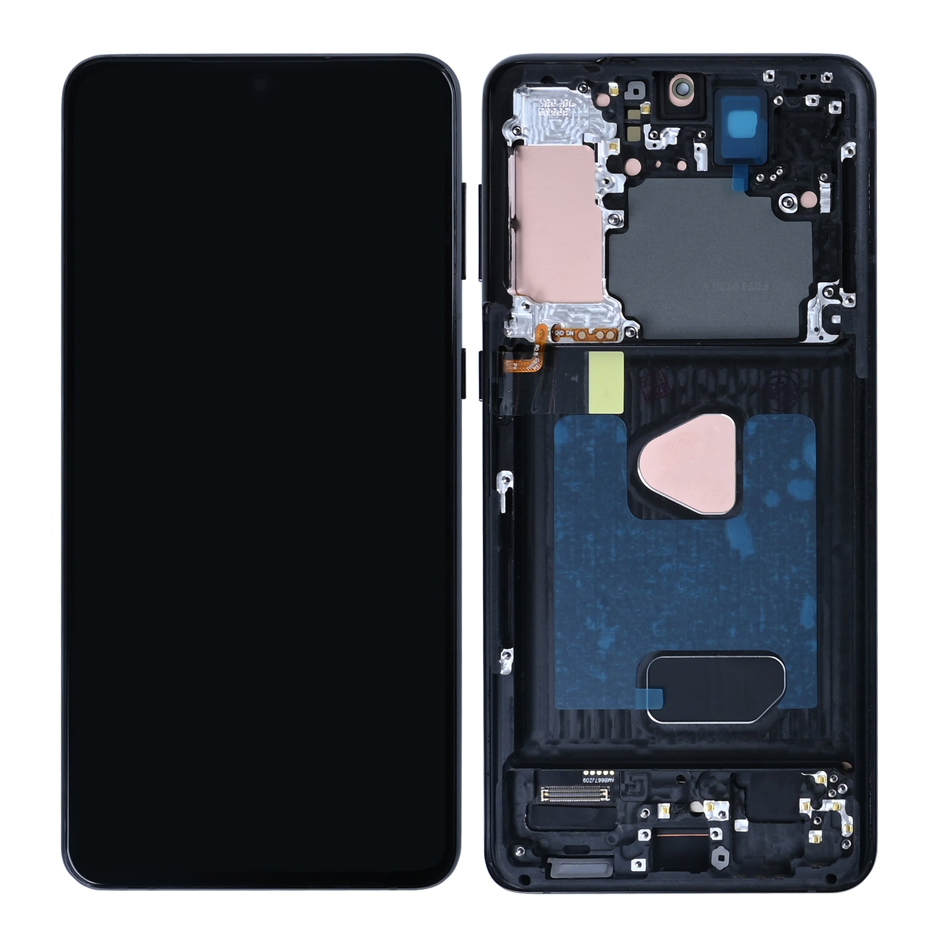 Samsung Galaxy S21 Plus 5G G996B Display And Digitizer With Frame Phantom Black Soft-OLED