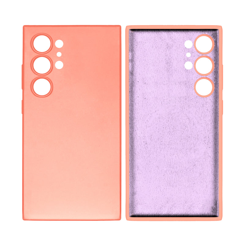 Rixus For Samsung Galaxy S24 Ultra 5G S928B Soft TPU Phone Case Pink