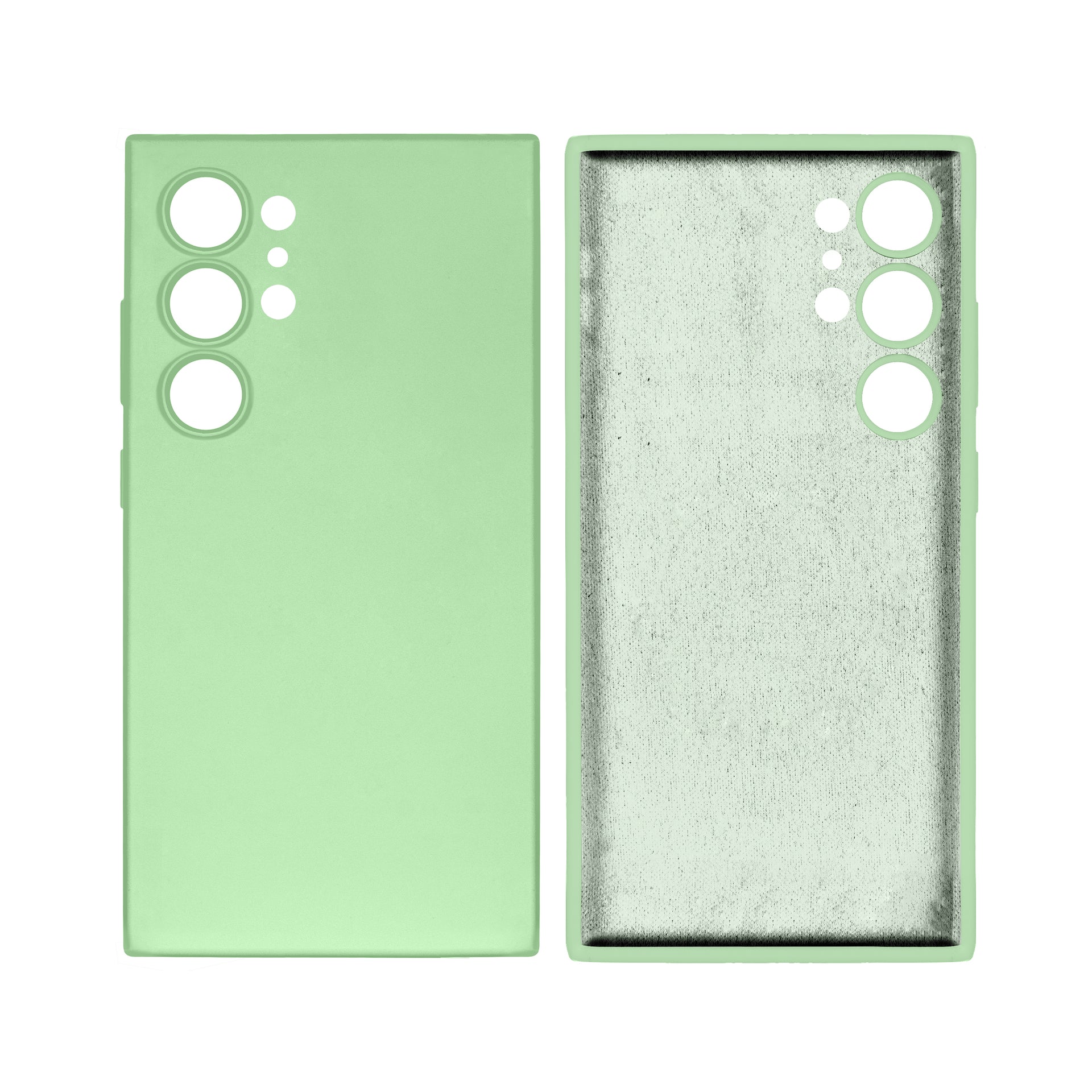 Rixus Soft TPU Phone Case For Samsung Galaxy S24 Ultra Matcha