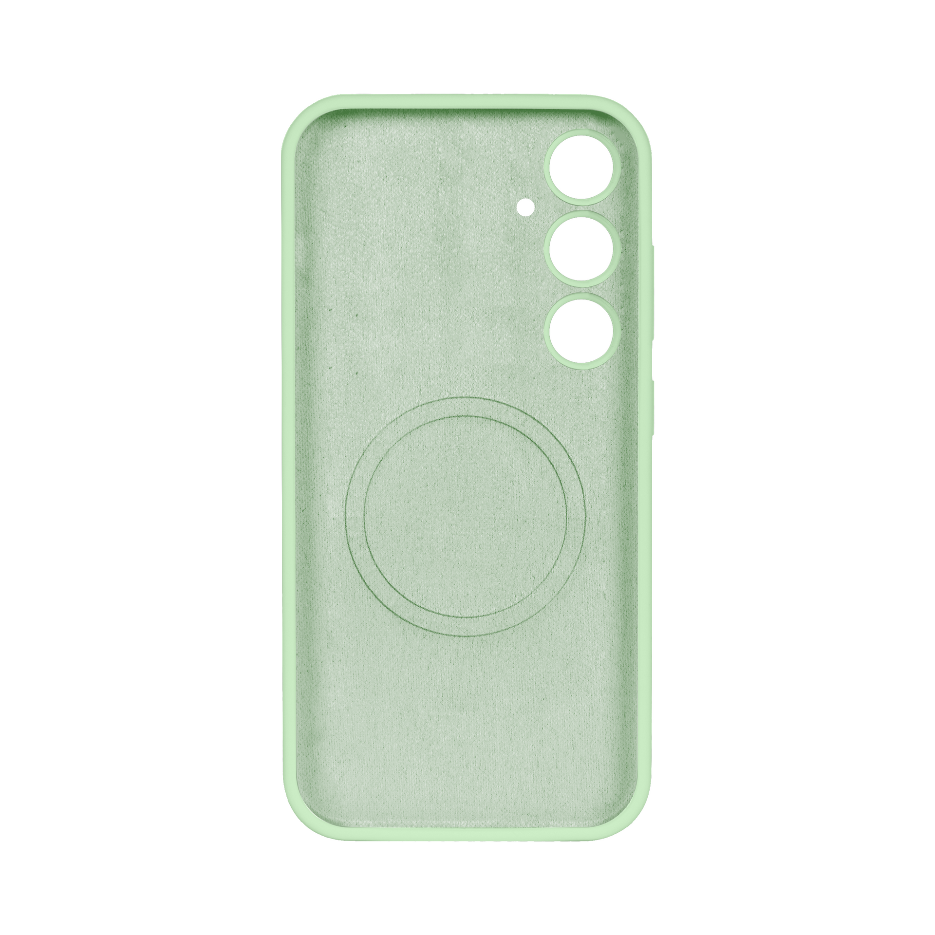 Rixus Soft TPU Phone Case With MagSafe Compatible For Samsung Galaxy S24 Matcha