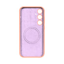 Rixus For Samsung Galaxy S24 Plus 5G S926B Soft TPU Phone Case With MagSafe Pink