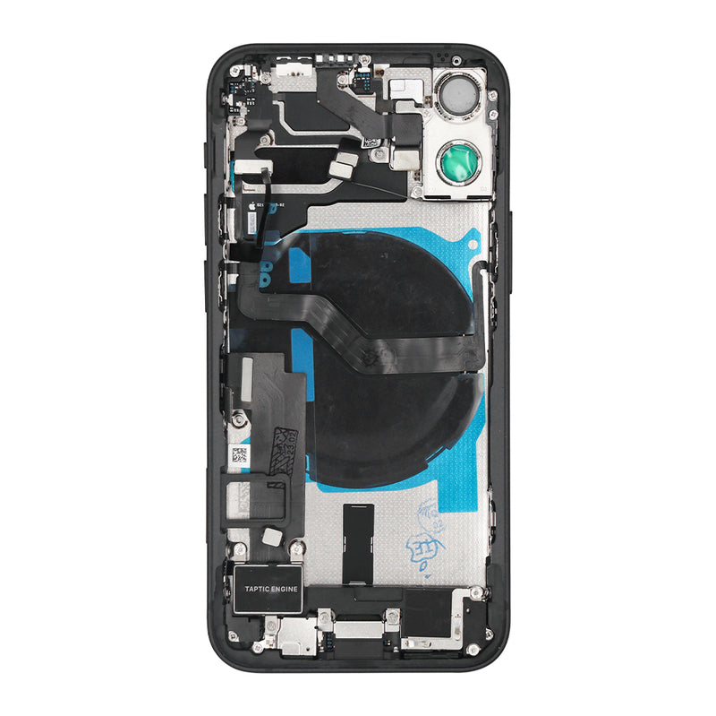 For iPhone 12 Mini Complete Housing incl. All Small Parts Without Battery & Back Camera Black