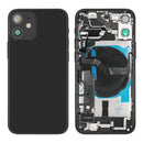 For iPhone 12 Mini Complete Housing incl. All Small Parts Without Battery & Back Camera Black