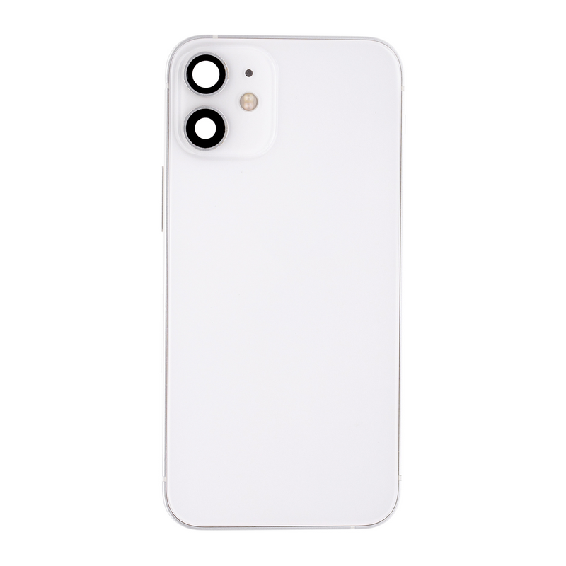 For iPhone 12 Mini Complete Housing incl. All Small Parts Without Battery & Back Camera White