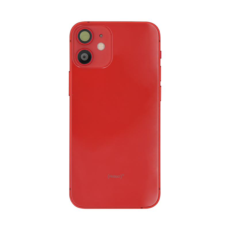 For iPhone 12 Mini Complete Housing incl. All Small Parts Without Battery & Back Camera RED