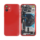 For Apple iPhone 12 Mini Housing With Small Parts Red OEM