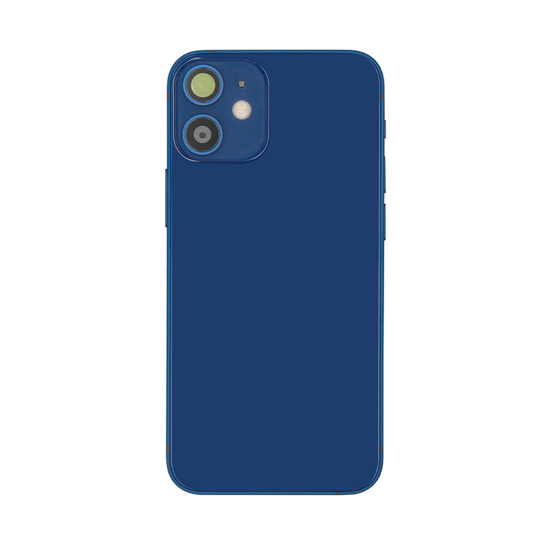 For iPhone 12 Mini Complete Housing incl. All Small Parts Without Battery & Back Camera Blue