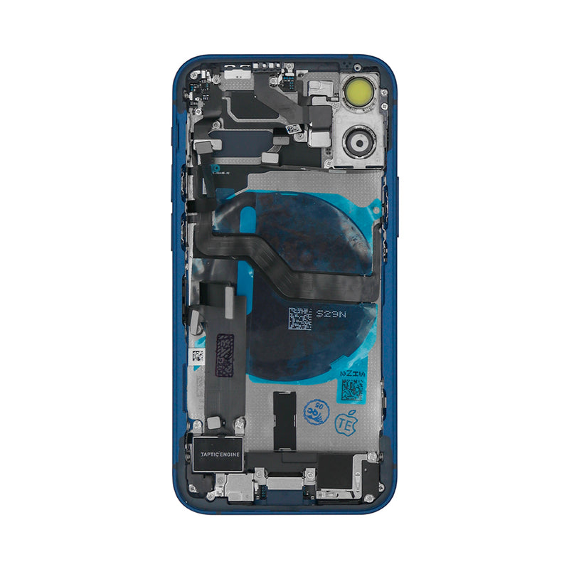 For iPhone 12 Mini Complete Housing incl. All Small Parts Without Battery & Back Camera Blue