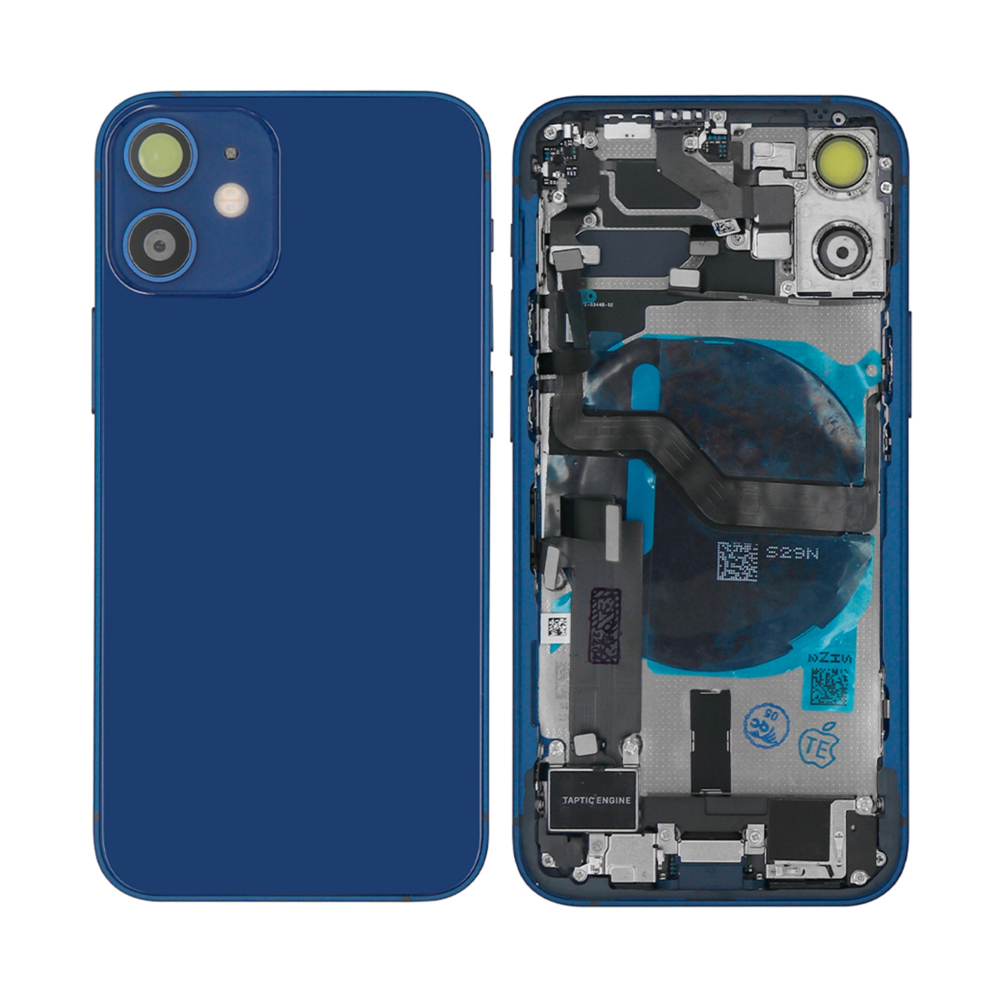 For Apple iPhone 12 Mini Housing With Small Parts Blue OEM