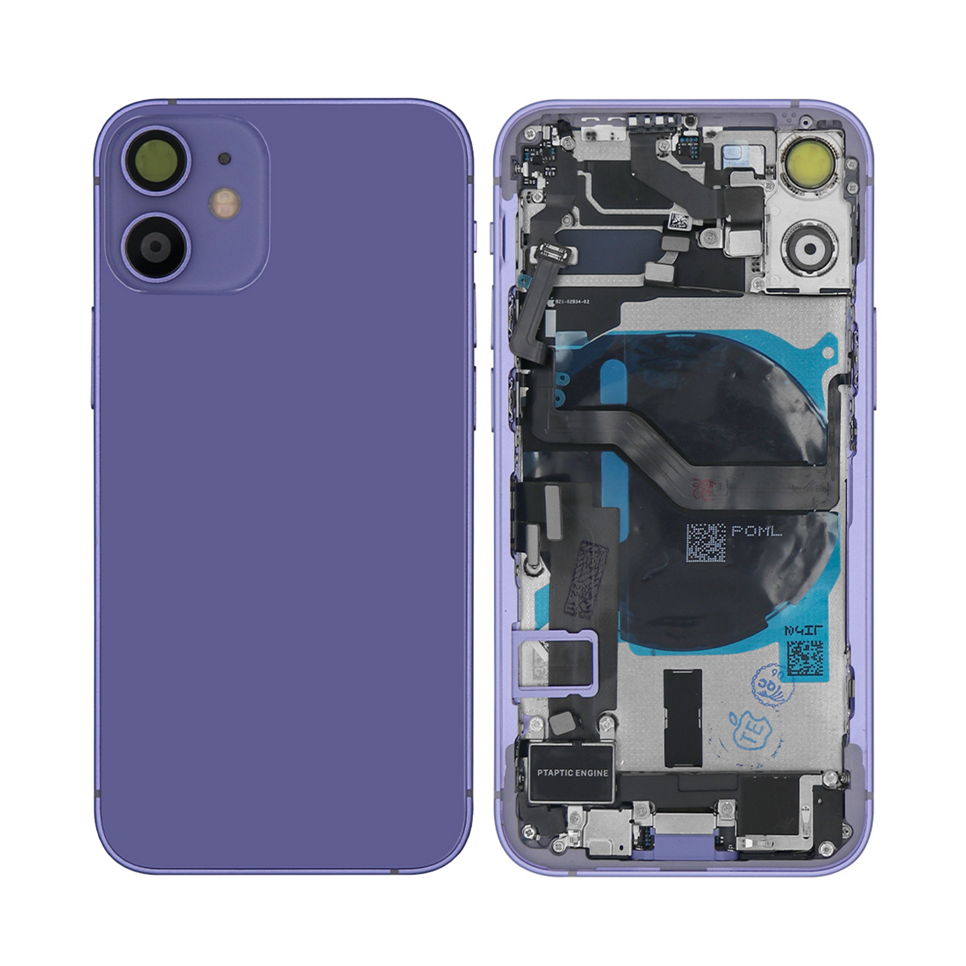 For Apple iPhone 12 Mini Housing With Small Parts Purple OEM