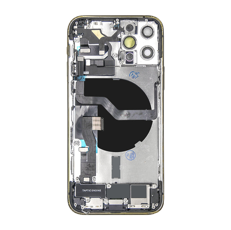 For iPhone 12 Pro Complete Housing incl. All Small Parts Without Battery & Back Camera (Graphite)