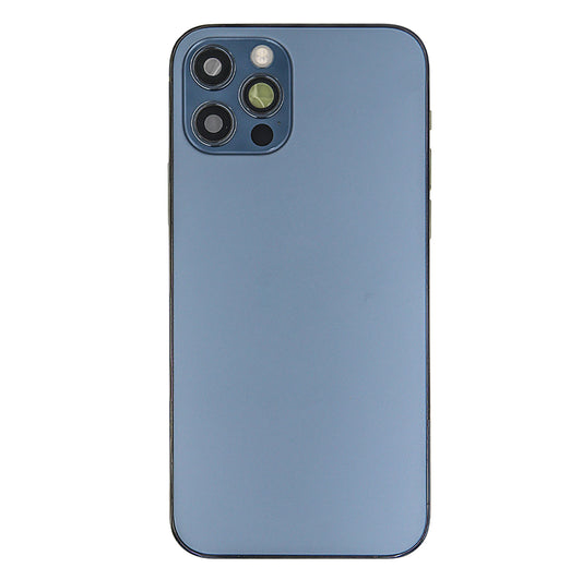 For Apple iPhone 12 Pro Housing With Small Parts Blue OEM