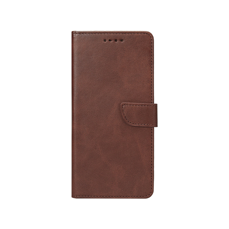 Rixus Bookcase For Samsung Galaxy A72 4G Brown