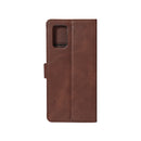 Rixus Bookcase For Samsung Galaxy A72 4G Brown