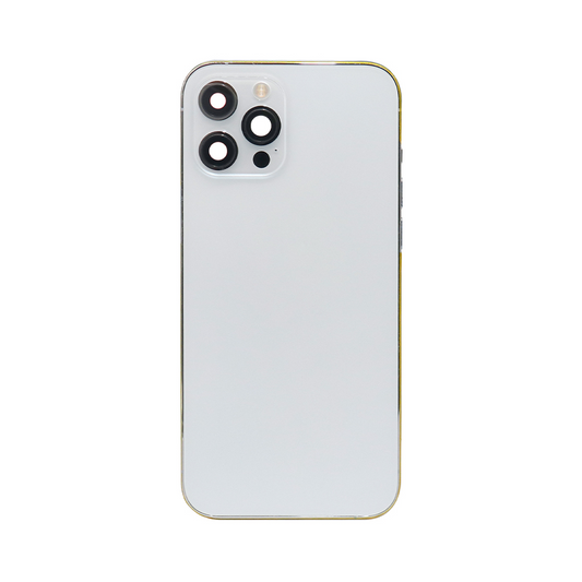 For Apple iPhone 12 Pro Max Housing With Small Parts Silver OEM