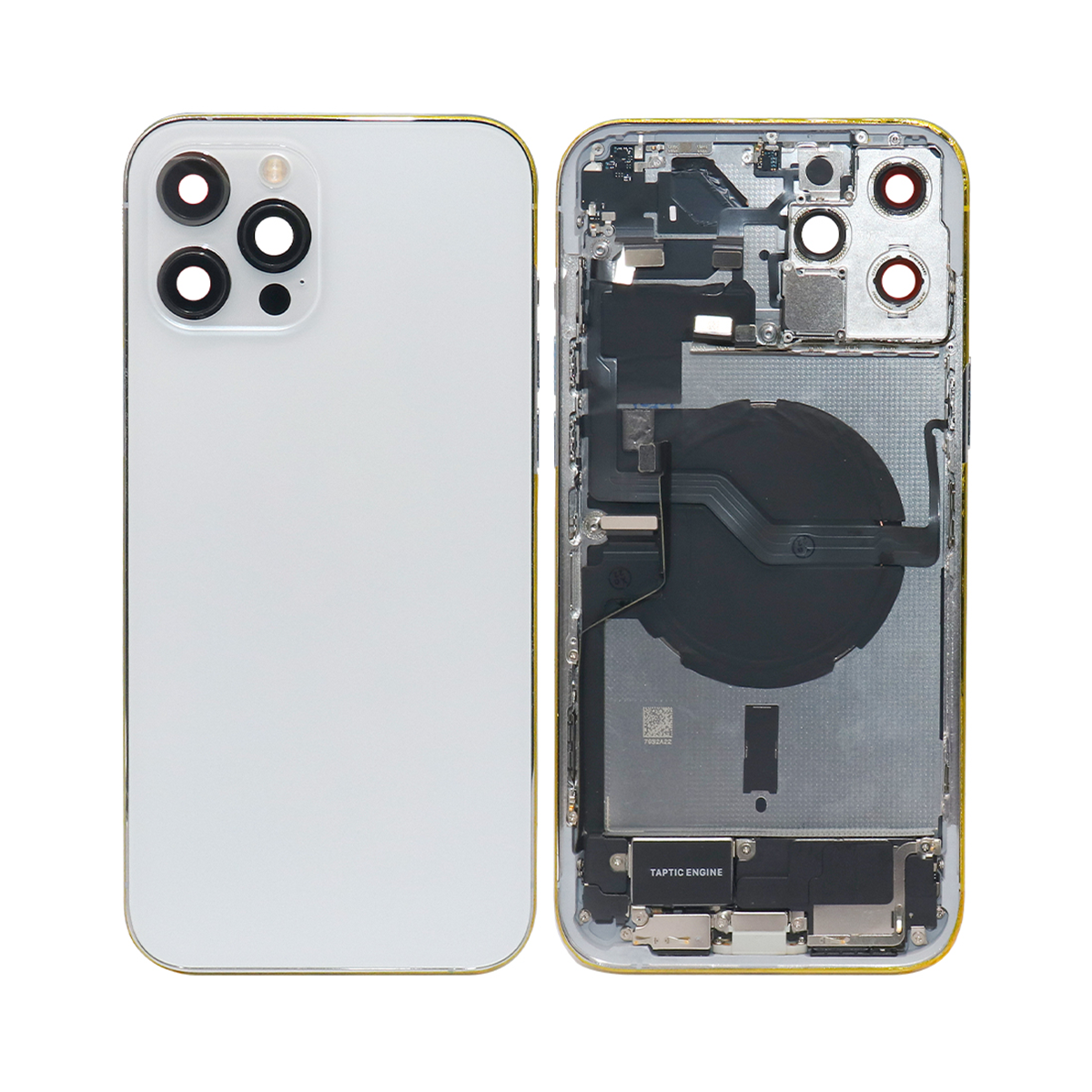 For Apple iPhone 12 Pro Max Housing With Small Parts Silver OEM