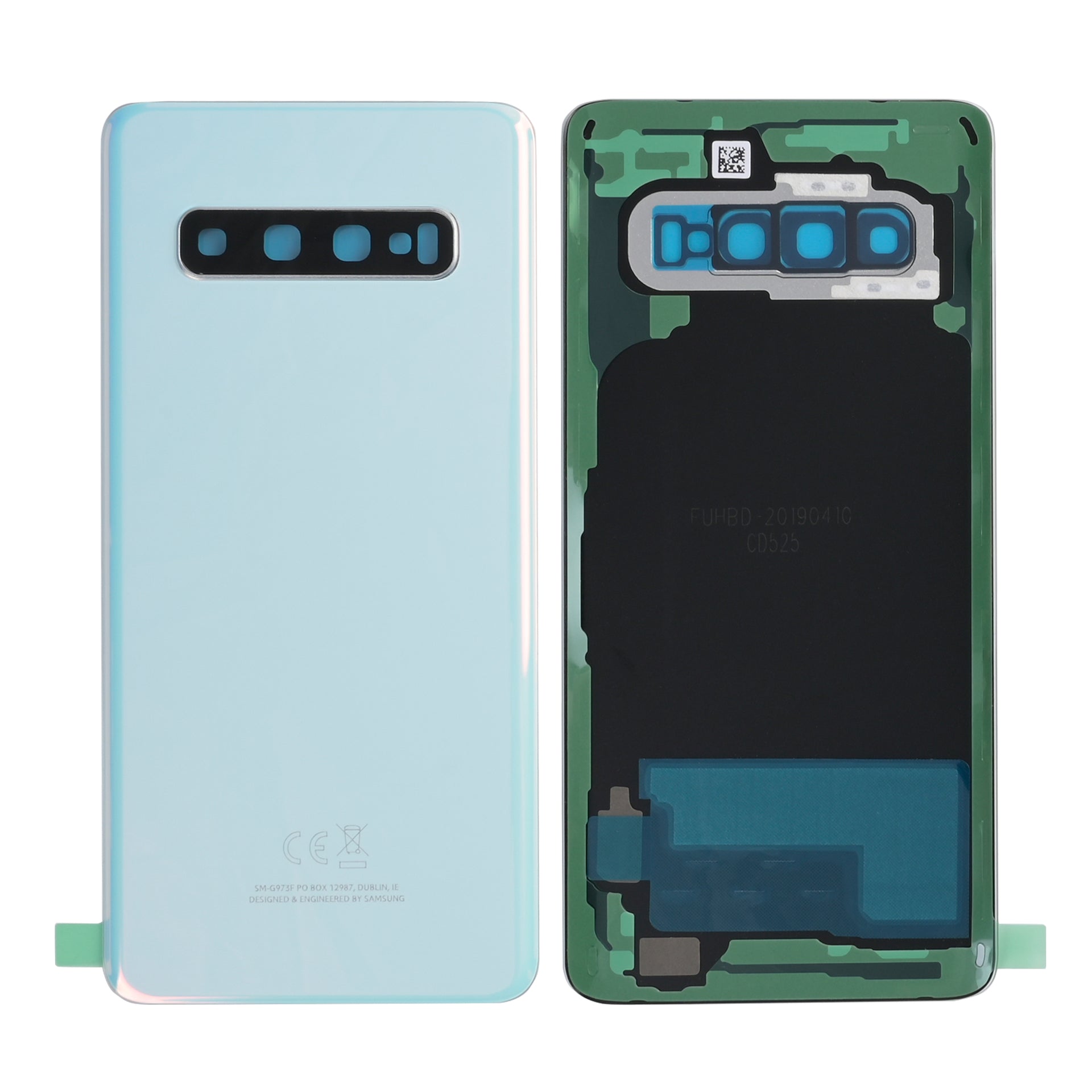 Samsung Galaxy S10 G973F Back Cover With Lens Prism White OEM