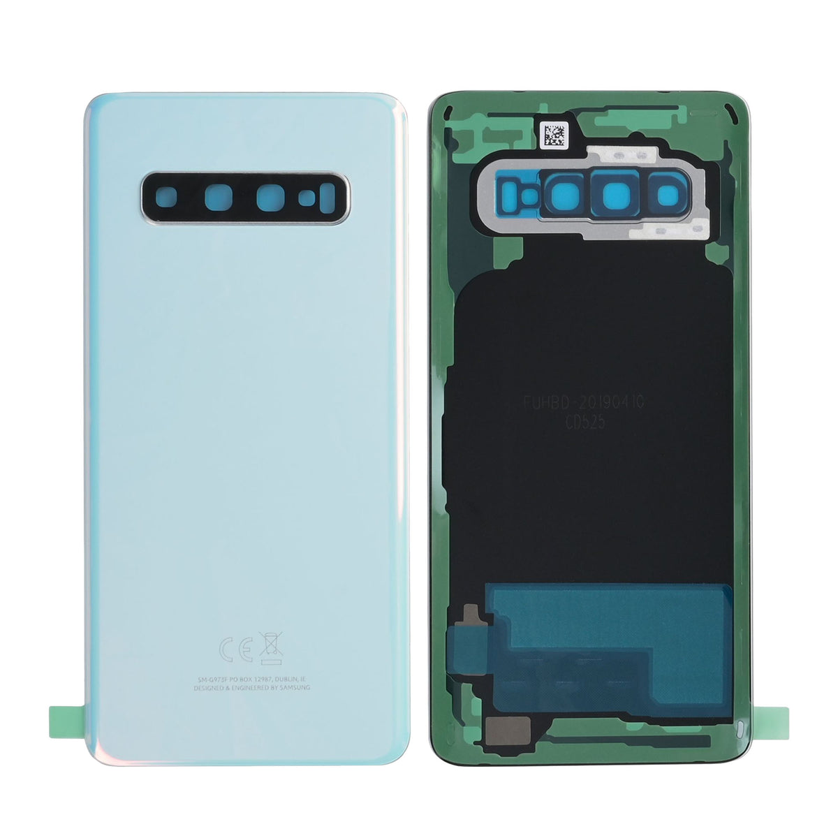 Samsung Galaxy S10 G973F Back Cover With Lens Prism White OEM