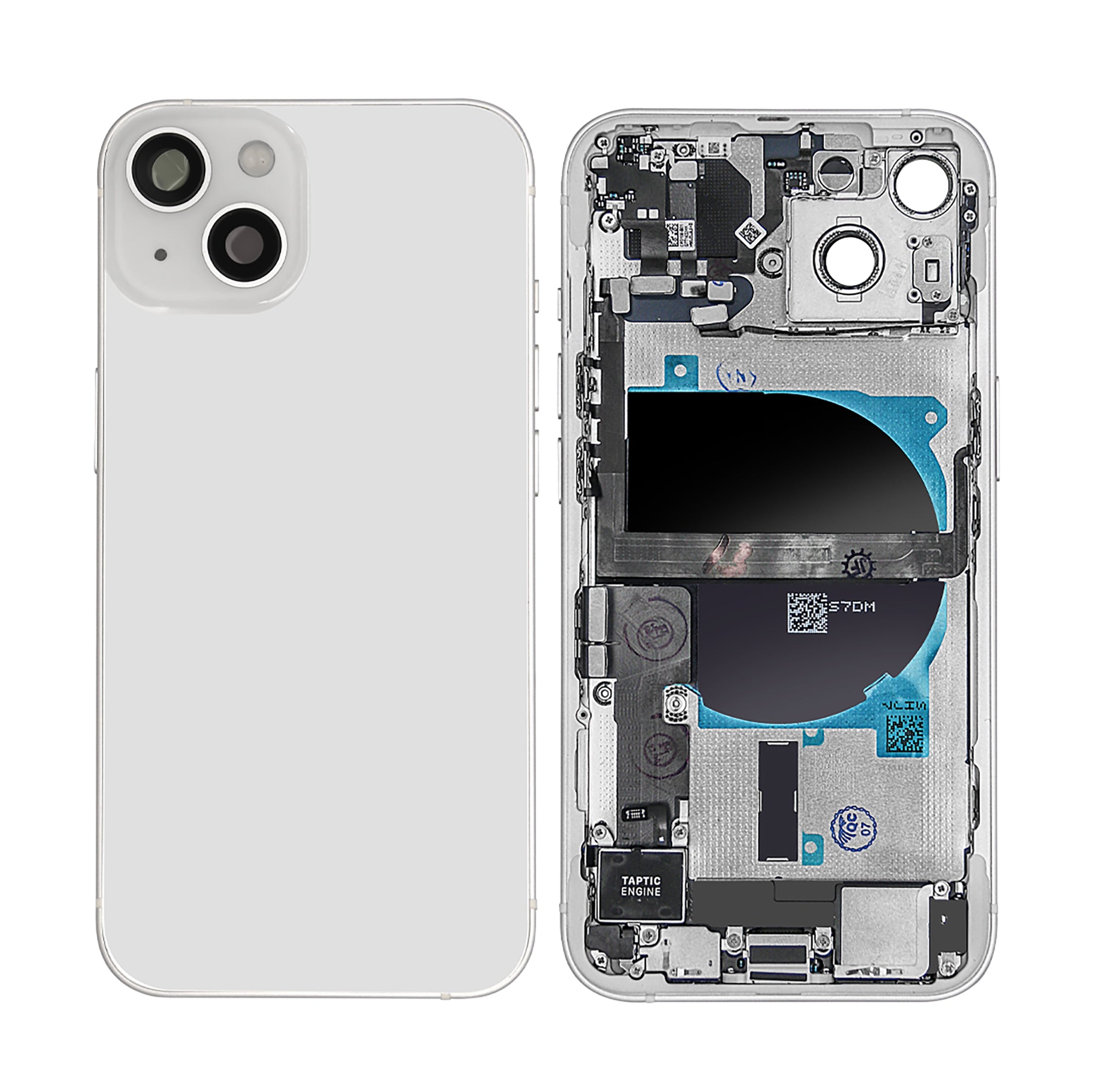For Apple iPhone 13 Housing With Small Parts Starlight OEM