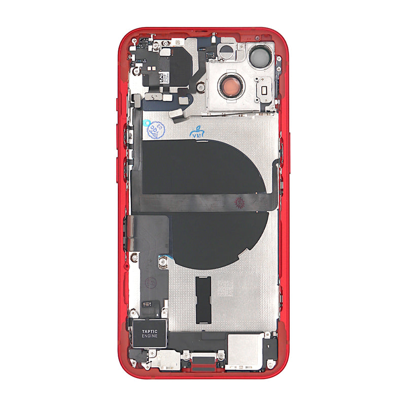 For iPhone 13 Complete Housing incl. All Small Parts Without Battery & Back Camera RED