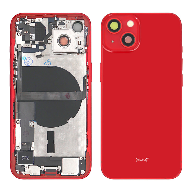 For iPhone 13 Complete Housing incl. All Small Parts Without Battery & Back Camera RED