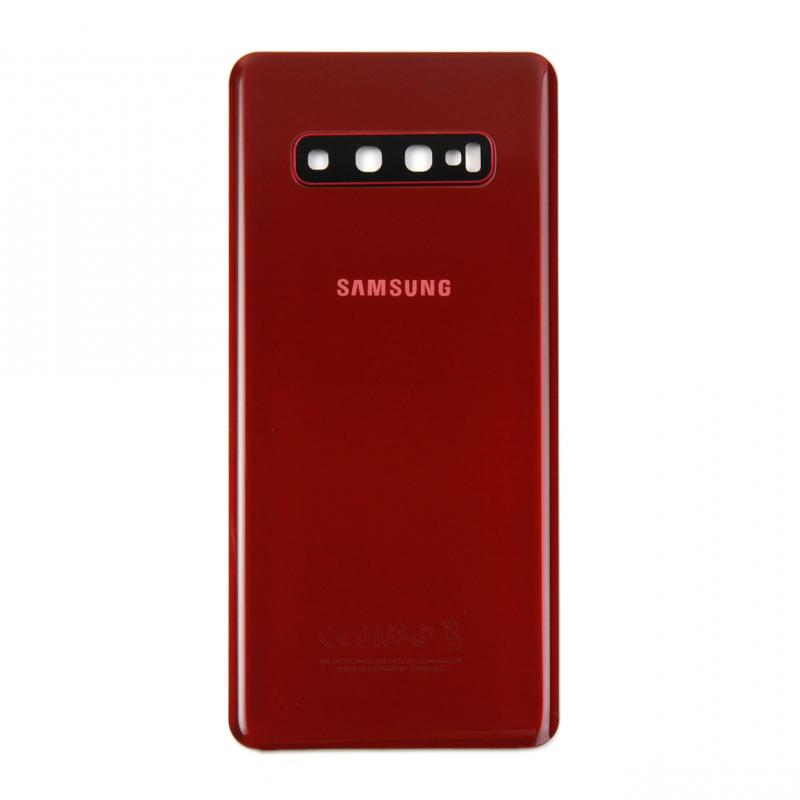 Samsung Galaxy S10 Plus G975F Back Cover With Lens Cardinal Red OEM