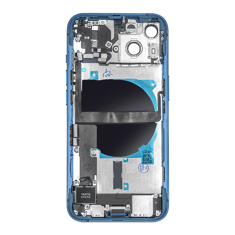 For iPhone 13 Complete Housing incl. All Small Parts Without Battery & Back Camera Blue