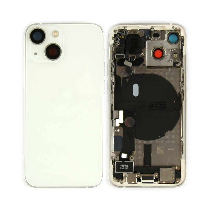 For iPhone 13 Mini Complete Housing incl. All Small Parts Without Battery & Back Camera Starlight