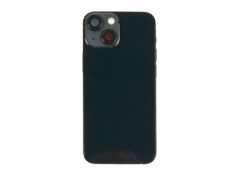 For iPhone 13 Mini Complete Housing incl. All Small Parts Without Battery & Back Camera Midnight