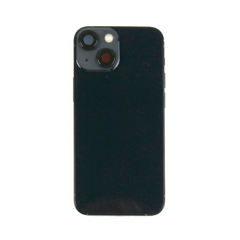 For iPhone 13 Mini Complete Housing incl. All Small Parts Without Battery & Back Camera Midnight