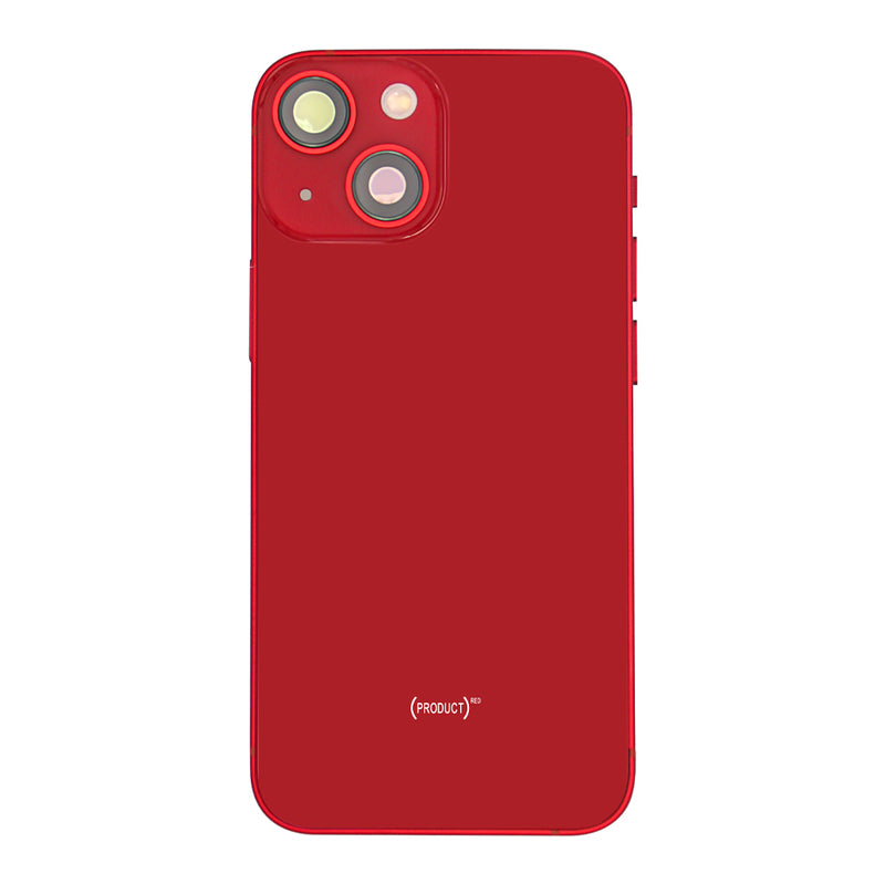 For iPhone 13 Mini Complete Housing incl. All Small Parts Without Battery & Back Camera RED