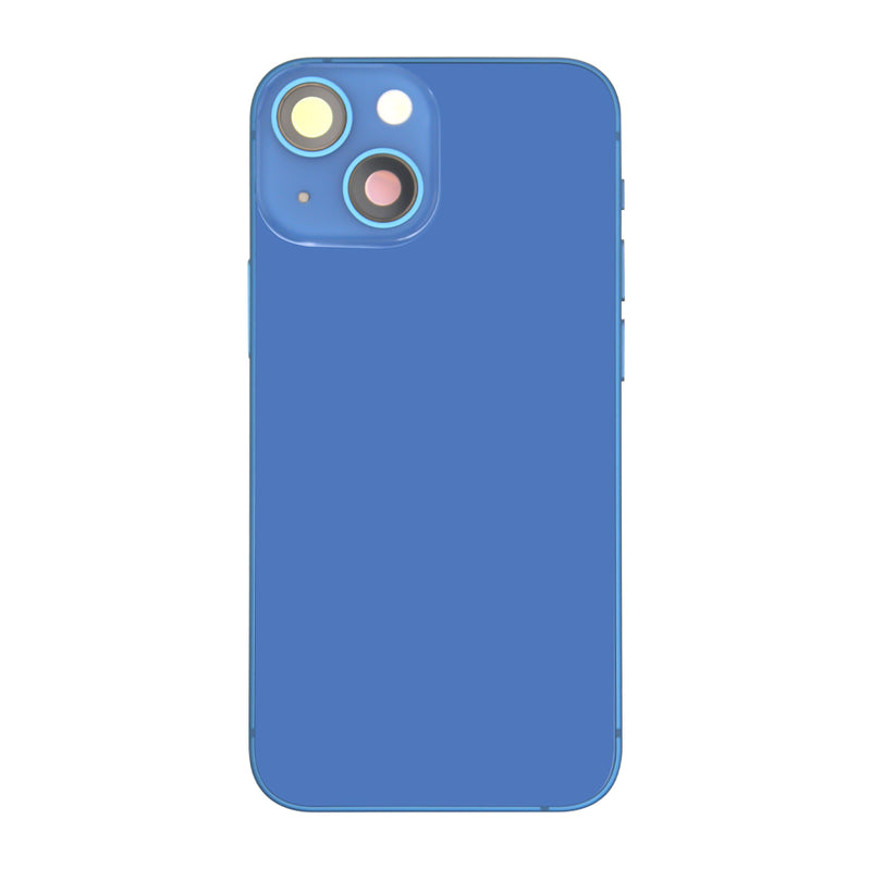 For iPhone 13 Mini Complete Housing incl. All Small Parts Without Battery & Back Camera Blue