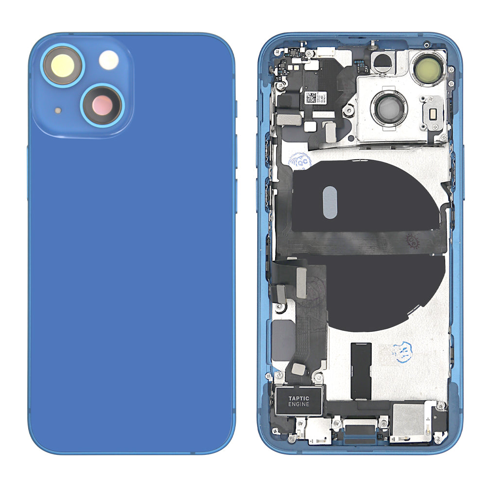 For Apple iPhone 13 Mini Housing With Small Parts Blue OEM