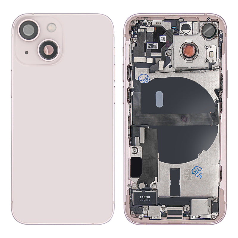 For iPhone 13 Mini Complete Housing incl. All Small Parts Without Battery & Back Camera Pink