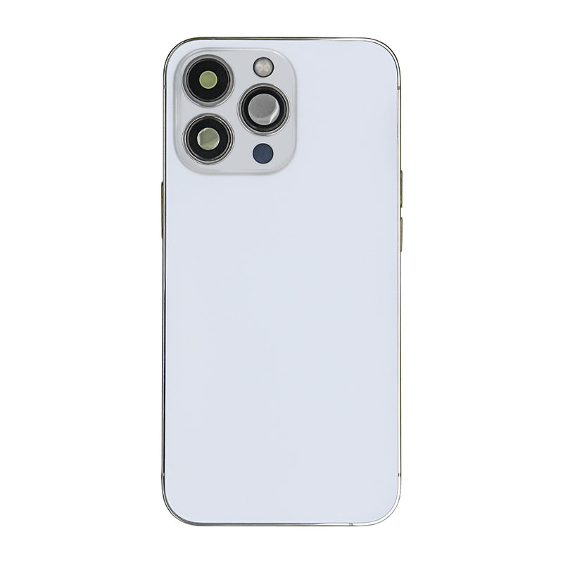 For iPhone 13 Pro Complete Housing incl. All Small Parts Without Battery & Back Camera Silver