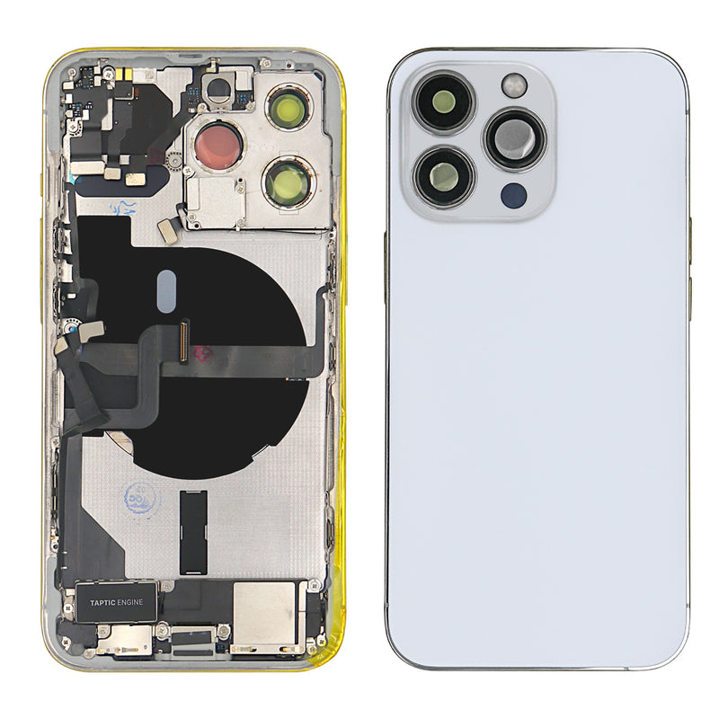 For iPhone 13 Pro Complete Housing incl. All Small Parts Without Battery & Back Camera Silver