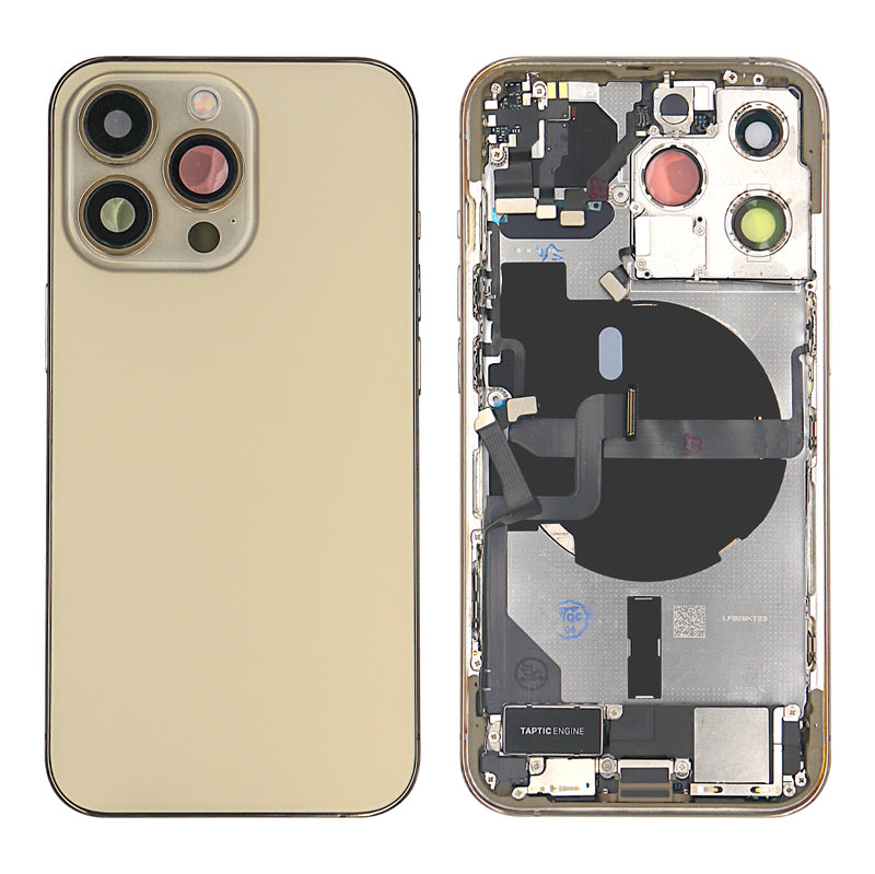 For iPhone 13 Pro Complete Housing incl. All Small Parts Without Battery & Back Camera Gold