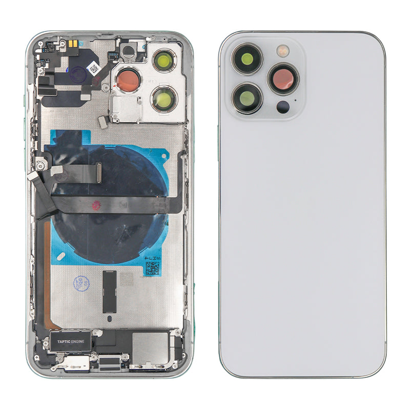 For iPhone 13 Pro Max Complete Housing incl. All Small Parts Without Battery & Back Camera Silver