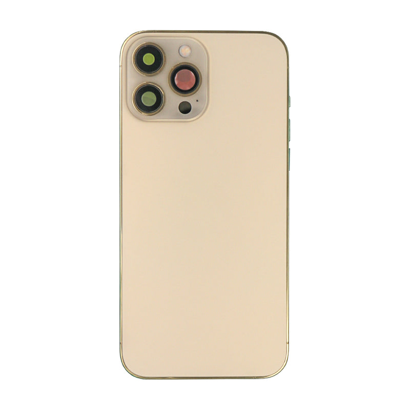 For iPhone 13 Pro Max Complete Housing incl. All Small Parts Without Battery & Back Cam Gold