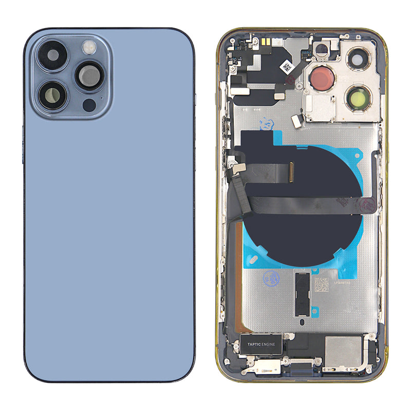 For iPhone 13 Pro Max Compl Housing incl. All Small Parts Without Battery&Back Cam Sierra Blue