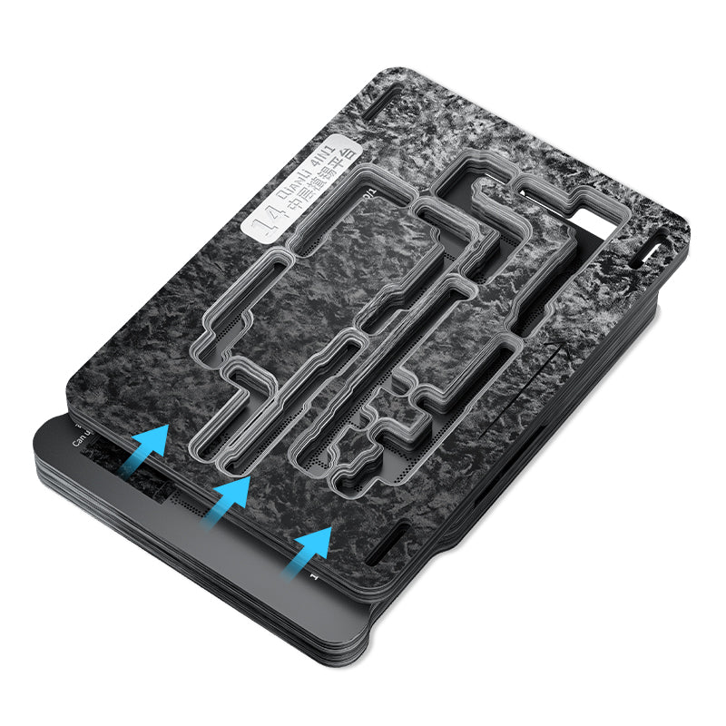 QIANLI 4 in 1 Middle Frame Reballing Platform For  Apple iPhone 14 Series