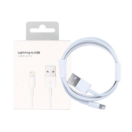 For Apple USB-A To Lightning Cable 200cm White Retail Box