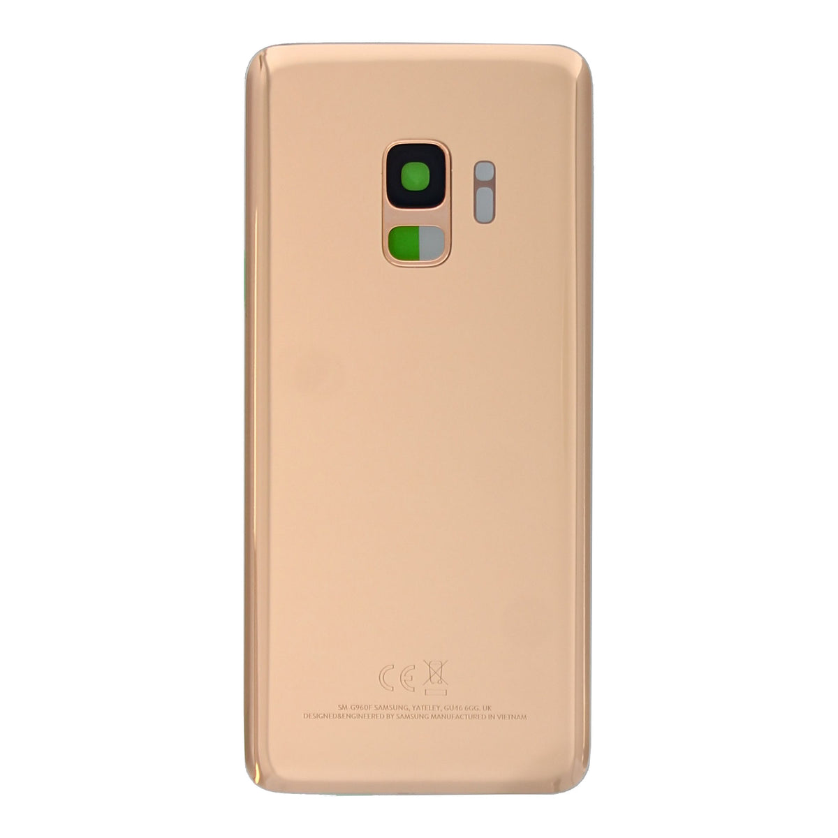 Samsung Galaxy S9 G960F Back Cover With Lens Sunrise Gold OEM