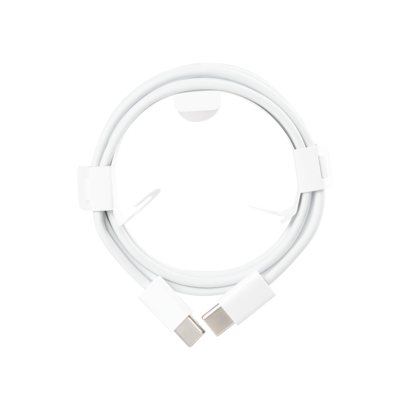 For Apple USB Type-C To Type-C Data Cable 100cm 100W White