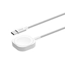 Rixus RXUC19 Magnetic Watch Fast Charging Cable 1m White