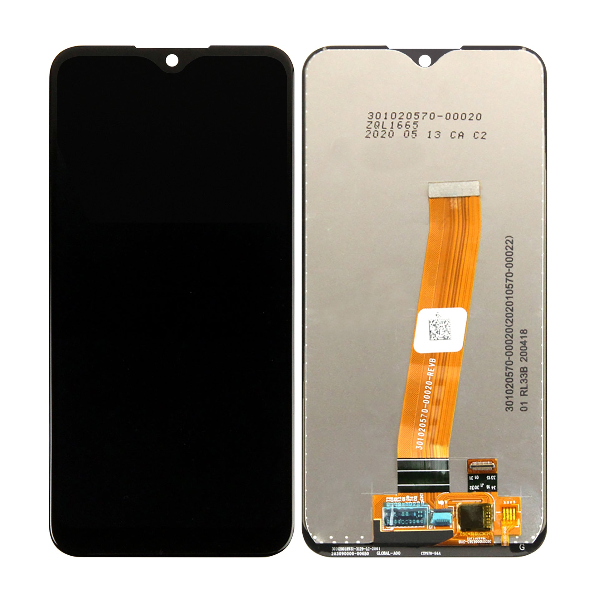 Samsung Galaxy A01 A015F Display And Digitizer Without Frame Black Soft-OLED