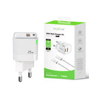 Rixus RXHC11 25W Wall Charger Kit With USB -C to USB-C Cable