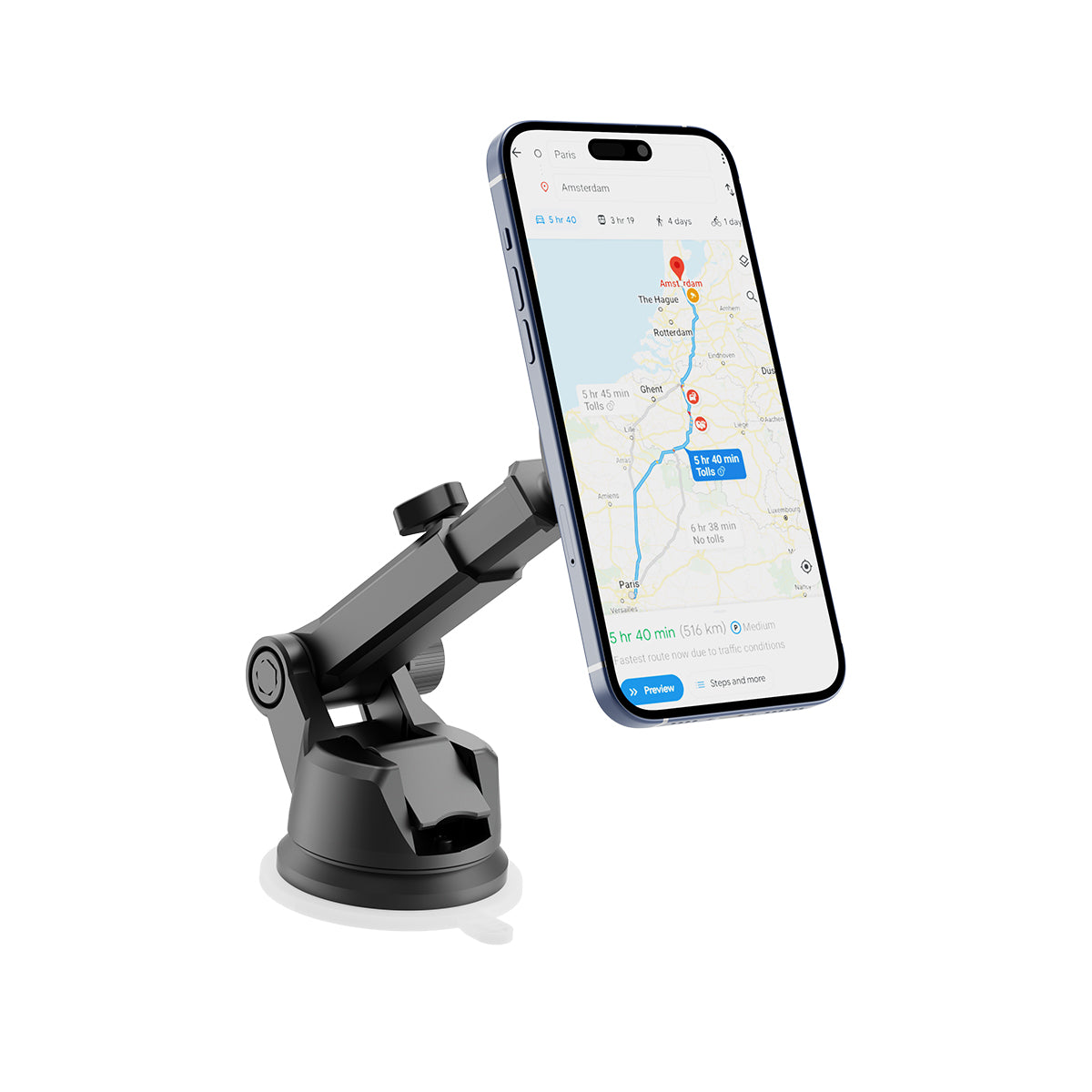 Rixus RXHM12 Dashboard Circle MagSafe Compatible Car Holder